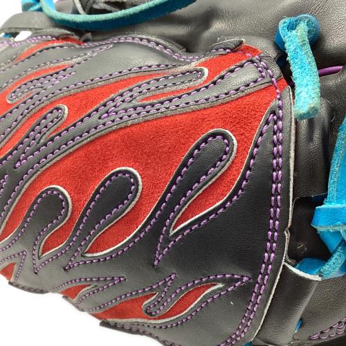 GLOVE STUDIO RYU (グローブ スタジオ リュウ) 硬式グローブ ケース付 混沌龍降臨 ブラック×パープル
