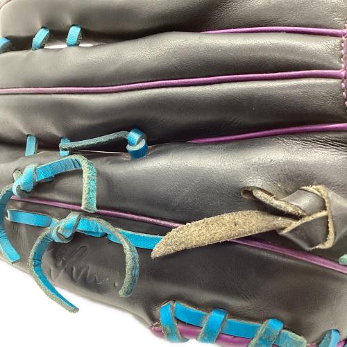GLOVE STUDIO RYU (グローブ スタジオ リュウ) 硬式グローブ ケース付 混沌龍降臨 ブラック×パープル