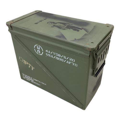 US軍 (ユーエスグン) 収納ケース オリーブ アンモカン