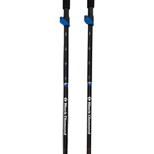 BLACK DIAMOND (ブラックダイヤモンド) トレッキングポール 105^125㎝ ブラック×シルバー ディスタンスFLZ