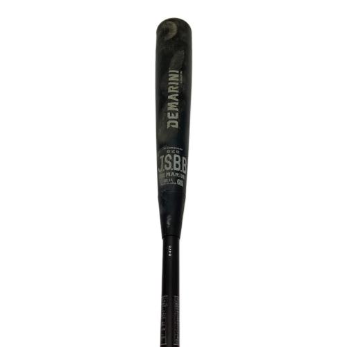 DeMARINI (ディマリニ) K-POINT STRONG Ⅲ 軟式バット DJRBKPTBE @2025モデル 84cm ブラック