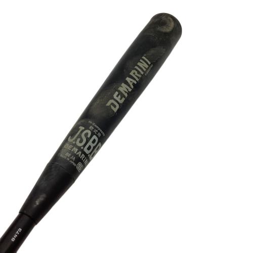 DeMARINI (ディマリニ) K-POINT STRONG Ⅲ 軟式バット DJRBKPTBE @2025モデル 84cm ブラック