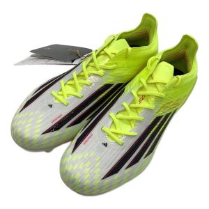adidas (アディダス) サッカースパイク JR6466 F50 ELITE 土・人工芝用 取り換え用インソール・専用シューズケース付 メンズ SIZE 24.5cm ホワイト×イエロー
