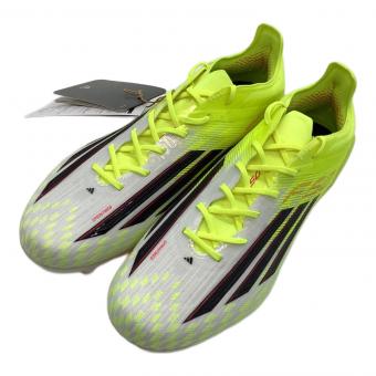 adidas (アディダス) サッカースパイク JR6466 F50 ELITE 土・人工芝用 取り換え用インソール・専用シューズケース付 メンズ SIZE 24.5cm ホワイト×イエロー