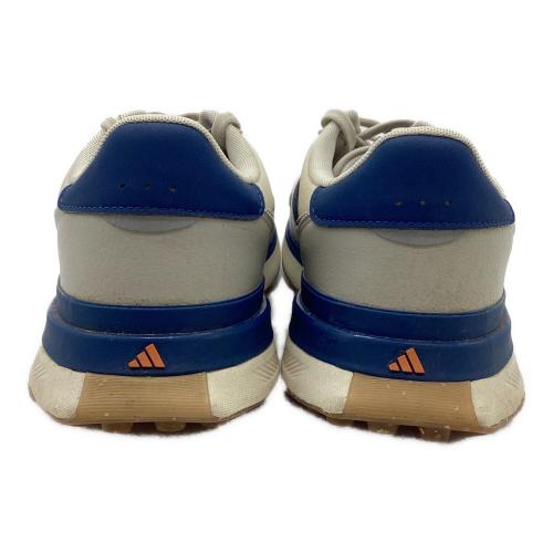 adidas (アディダス) ゴルフシューズ JQ9313 S2G 26 レザー 2026モデル メンズ SIZE 26cm ホワイト×ブルー