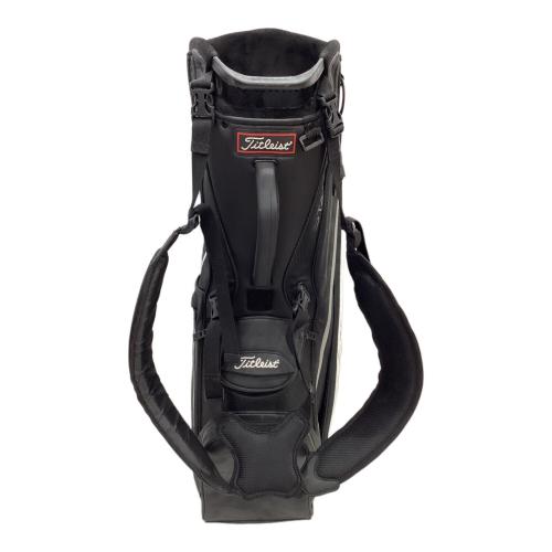 Titleist (タイトリスト) キャディバッグ TB22SX3SDK 4分割 ブラック×ホワイト プレミアムステイドライスタンドバッグ