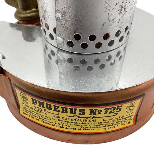 PHOEBUS (ホエーブス) ガソリンシングルバーナー No.725旧型 オーストリア製 赤丸缶 ヴィンテージ