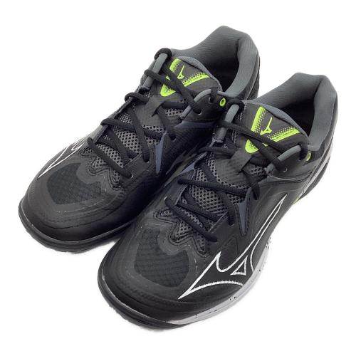 MIZUNO (ミズノ) バドミントンシューズ 71GA244440 ウェイブクロ―3 WIDE メンズ SIZE 26.5cm ブラック