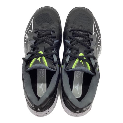 MIZUNO (ミズノ) バドミントンシューズ 71GA244440 ウェイブクロ―3 WIDE メンズ SIZE 26.5cm ブラック