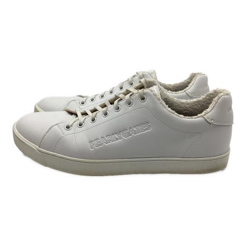 PEARLY GATES (パーリーゲイツ) ゴルフシューズ 053-3192301 ケース付 メンズ SIZE 26cm ホワイト