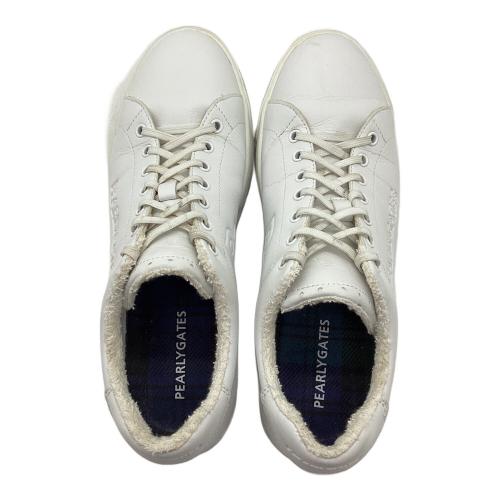 PEARLY GATES (パーリーゲイツ) ゴルフシューズ 053-3192301 ケース付 メンズ SIZE 26cm ホワイト