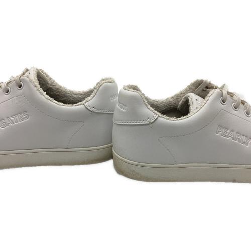 PEARLY GATES (パーリーゲイツ) ゴルフシューズ 053-3192301 ケース付 メンズ SIZE 26cm ホワイト