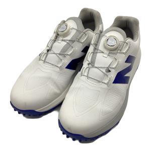 NEW BALANCE (ニューバランス) ゴルフシューズ UGB1001H FuelCell1001v5BOA メンズ SIZE 28cm ホワイト×ブルー