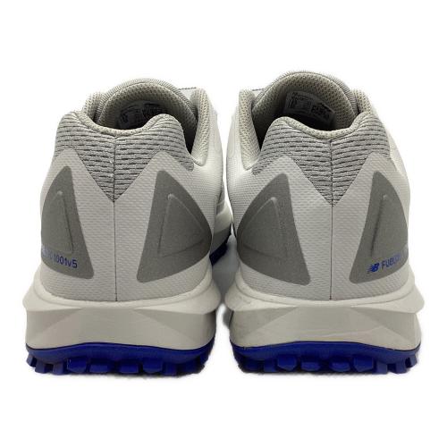 NEW BALANCE (ニューバランス) ゴルフシューズ UGB1001H FuelCell1001v5BOA メンズ SIZE 28cm ホワイト×ブルー