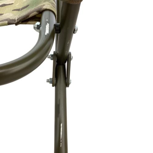 BALLISTICS (バリスティクス) アウトドアチェア 座面マルチカモカスタム・Made in Japan オリーブ ローチェア