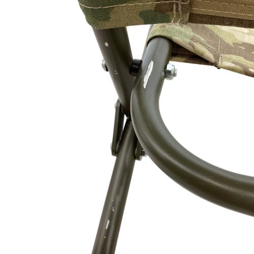 BALLISTICS (バリスティクス) アウトドアチェア 座面マルチカモカスタム・Made in Japan オリーブ ローチェア