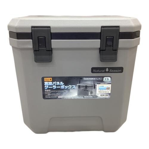 Natural season 真空パネルクーラーボックス クーラーボックス 容量22L グレー