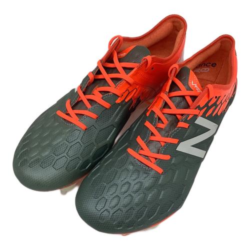 NEW BALANCE (ニューバランス) サッカースパイク NBJ-1015873 ビサロPRO SG メンズ SIZE 25.5cm グレー×オレンジ