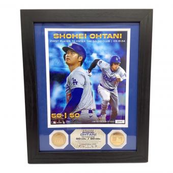ロサンゼルス・ドジャース 大谷翔平50-50達成記念ダブルコインフォトミント 応援グッズ 5050個限定 シリアル：3544