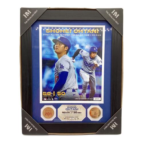 ロサンゼルス・ドジャース 大谷翔平50-50達成記念ダブルコインフォトミント 応援グッズ 5050個限定 シリアル：3544