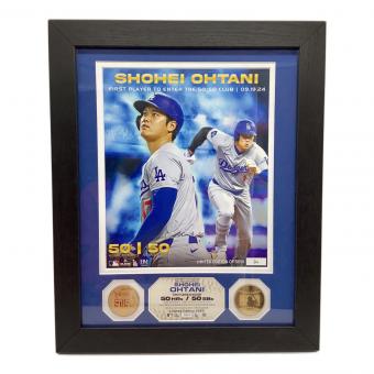 ロサンゼルス・ドジャース 大谷翔平50-50達成記念ダブルコインフォトミント 応援グッズ 5050個限定 シリアル：34