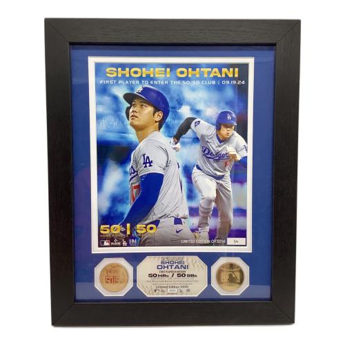 ロサンゼルス・ドジャース 大谷翔平50-50達成記念ダブルコインフォトミント 応援グッズ 5050個限定 シリアル：34