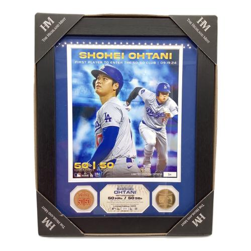 ロサンゼルス・ドジャース 大谷翔平50-50達成記念ダブルコインフォトミント 応援グッズ 5050個限定 シリアル：34