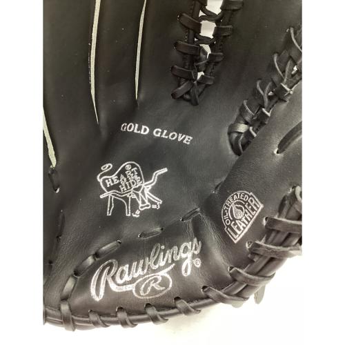 RAWLINGS (ローリングス) ケングリフィーJr.モデル 硬式グローブ GR5F-PROTB 木製スタンド付属 シリアルNo.19 ブラック×シルバー