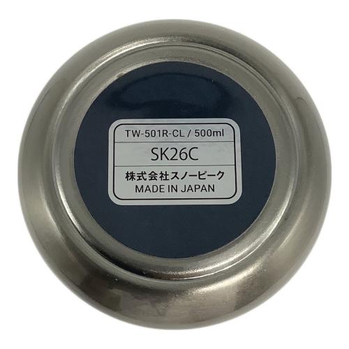 Snow peak (スノーピーク) ステンレス真空ボトル タイプＭ 500 クリア アウトドア食器 TW-501R-CL 500ml