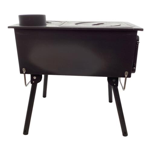 CAPTAIN STAG (キャプテンスタッグ) 薪ストーブ KAMADO 煙突 ガラス窓付 角型ストーブ