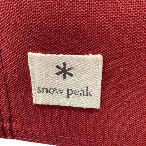 Snow peak (スノーピーク) アウトドアチェア レッド FDローチェア
