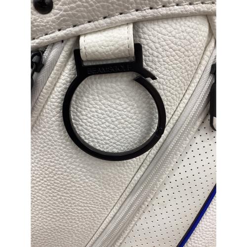 BEAMS GOLF (ビームスゴルフ) キャディバッグ 5分割 ホワイト ツアープロ キャディバッグ 3