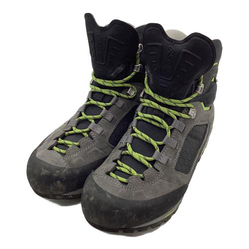 ASOLO (アゾロ) フレネイEVO GV ハイカット(ハードソール) トレッキングシューズ メンズ SIZE 26.5cm ブラック×グリーン