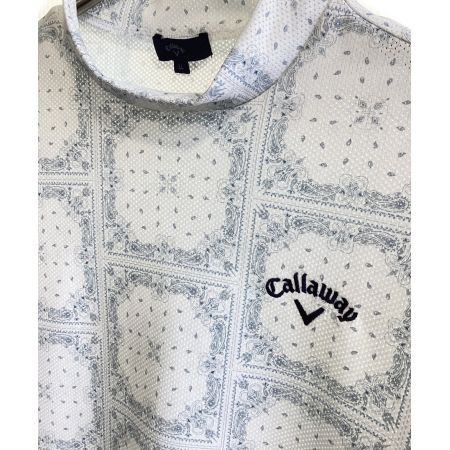Callaway (キャロウェイ) ゴルフウェア(トップス) メンズ SIZE LL ホワイト /// 23年モデル モックネックシャツ C23134125