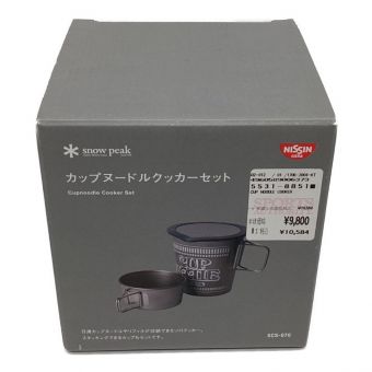 Snow peak (スノーピーク) クッカー チタン ＠ 廃盤品 SCS-070 カップヌードルクッカーセット