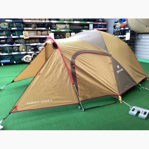 Snow peak (スノーピーク) ドームテント アメニティドームS SDE-002R　約220×220×120㎝ 2～3人用　2015年製