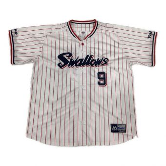 東京ヤクルトスワローズ (トウキョウヤクルトスワローズ) 応援グッズ SIZE XL ホワイト×レッド 塩見 泰隆【9】 ユニフォーム ホームレプリカユニフォーム