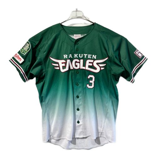 東北楽天ゴールデンイーグルス (トウホクラクテンゴールデンイーグルス) 応援グッズ SIZE L グリーン EARTH GREEN 2022 ユニフォーム 浅村栄斗【3】