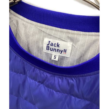 JACK BUNNY (ジャックバニー) ゴルフウェア(トップス) メンズ SIZE L ブルー 蓄熱 ダウン スニードジャック　 マジックダウン 262-9221105