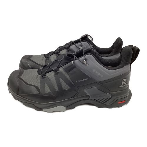 SALOMON (サロモン) トレッキングシューズ メンズ SIZE 26cm ブラック 2022年モデル @ ローカット GORE-TEX エックスウルトラ4 412892