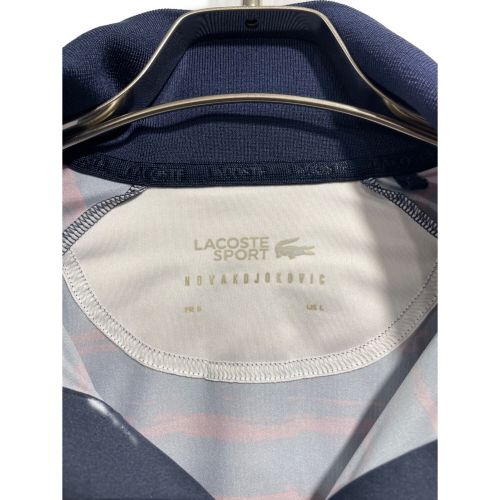 LACOSTE (ラコステ) テニスウェア メンズ SIZE L ネイビー ノバク・ジョコビッチ ＠ 半袖ポロシャツ DH7973