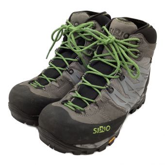 SIRIO (シリオ) トレッキングシューズ メンズ SIZE 26cm グレー×グリーン GORE-TEX シリオ P.F.46-3 TTN PF46-3 TTN