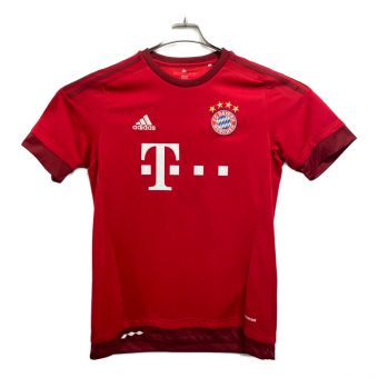 FCバイエルン・ミュンヘン サッカーユニフォーム メンズ SIZE L レッド ロベルト・レヴァンドフスキ【9】adidas ＠ 15/16 ホームユニフォーム