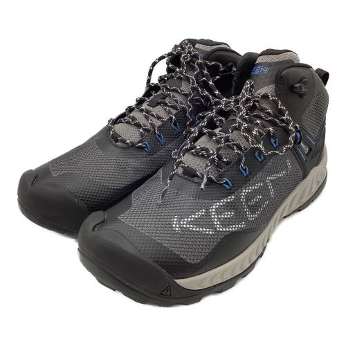 KEEN (キーン) トレッキングシューズ メンズ SIZE 28cm ブラック ネクシス エヴォ ミッド ウォータープルーフ 1026108