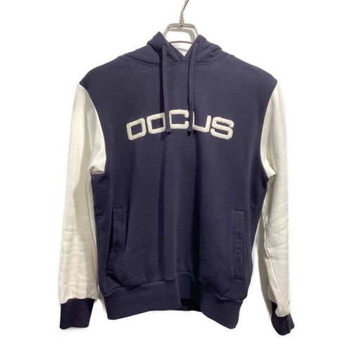 DOCUS (ドゥーカス) ゴルフウェア(トップス) メンズ SIZE M ホワイト×ネイビー パーカー Logo Hoodie 23年秋冬 /// セットアップ その他 DCM23A001+DCM23A002