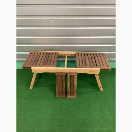 Naturehike (ネイチャーハイク) アウトドアテーブル ケース付 ＠ 木製テーブル スライド式
