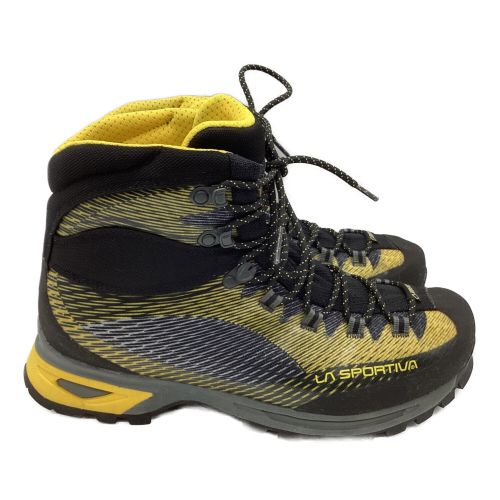 LA SPORTIVA (スポルティバ) トレッキングシューズ メンズ 26.7cm ブラック×イエロー @ ハイカット(ソフトソール) トランゴトレックGTX