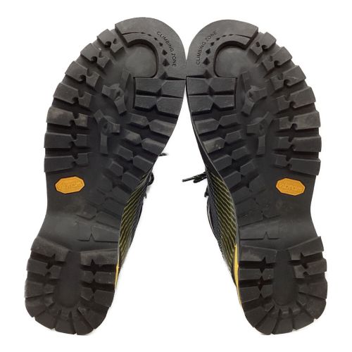 LA SPORTIVA (スポルティバ) トレッキングシューズ メンズ 26.7cm ブラック×イエロー @ ハイカット(ソフトソール) トランゴトレックGTX