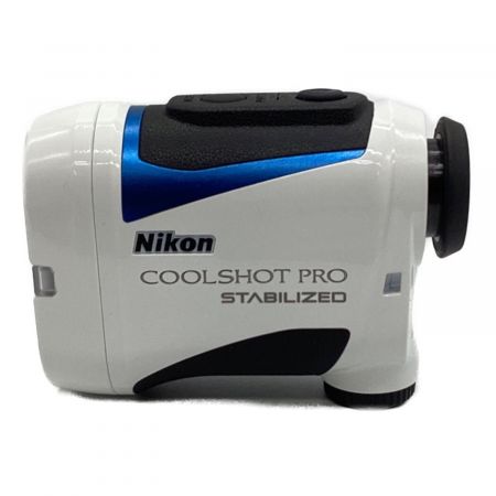 Nikon (ニコン) ゴルフ距離測定器 ホワイト レーザー距離計 製造番号:2086990 @ クールショットプロ STABILIZED