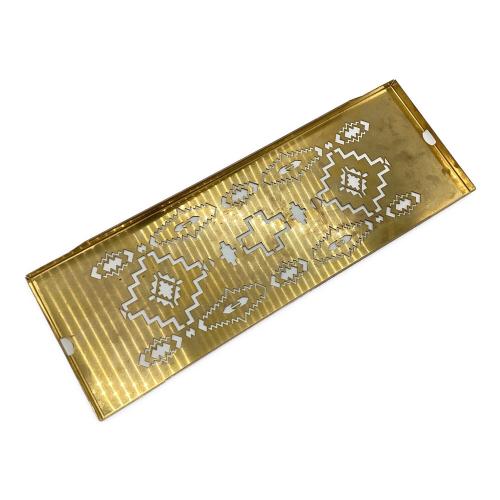802 PRODUCTS (ハチオウジプロダクツ) IGT 天板真鍮ハーフユニット(ネイティブ縦柄) ブラス IGT 天板真鍮ハーフユニット(ネイティブ縦柄)
